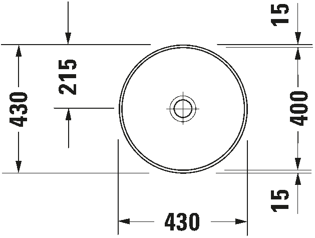 Built-in basin, 046340