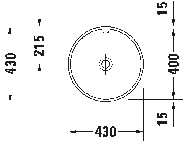 Built-in basin, 046840