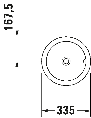 Built-in basin Bali, 047334