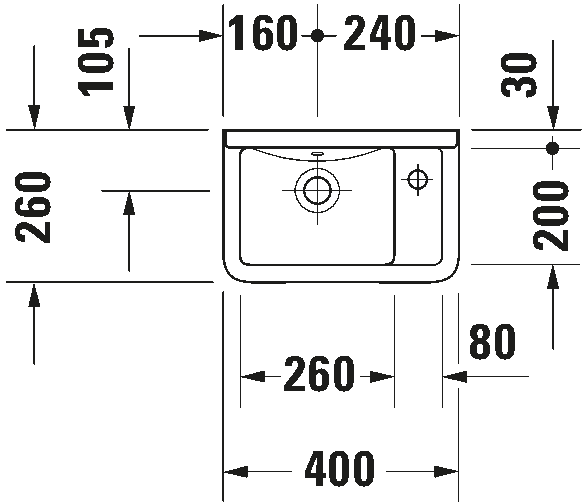 Hand basin, 075140