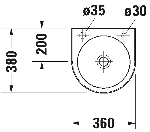 Hand basin, 076635