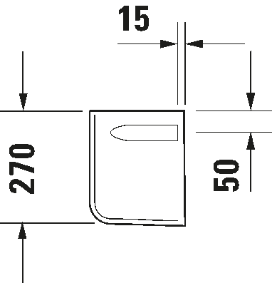 Siphon cover, 085717