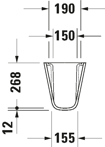 Siphon cover, 085718