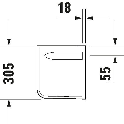 Siphon cover, 085718