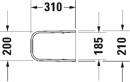 Siphon cover, 085828