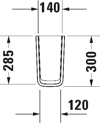 Siphon cover, 085840