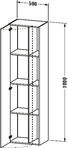 Tall cabinet, DS1249 L/R