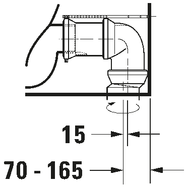 Toilet close-coupled Big Toilet, 210409