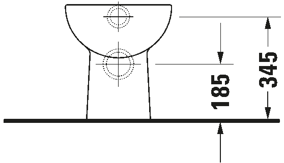 Floorstanding toilet, 210809