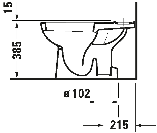 Toilet close-coupled, 211101