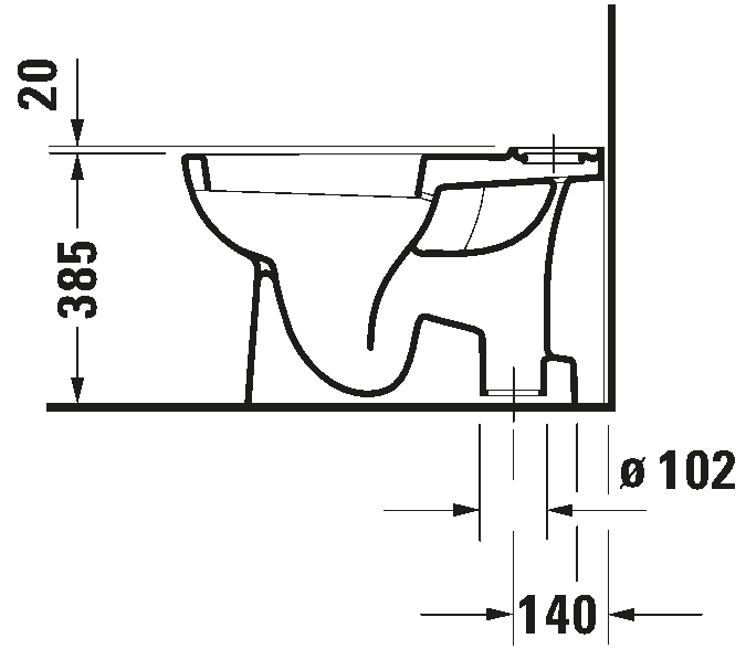 Toilet close-coupled, 211401