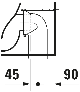 Floorstanding toilet, 211509