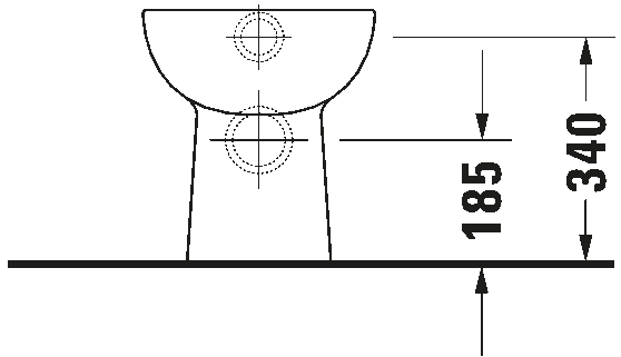 Floorstanding toilet, 211509