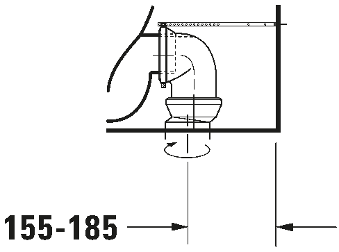 Toilet close-coupled, 211809