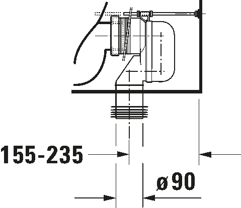 Toilet close-coupled, 211809