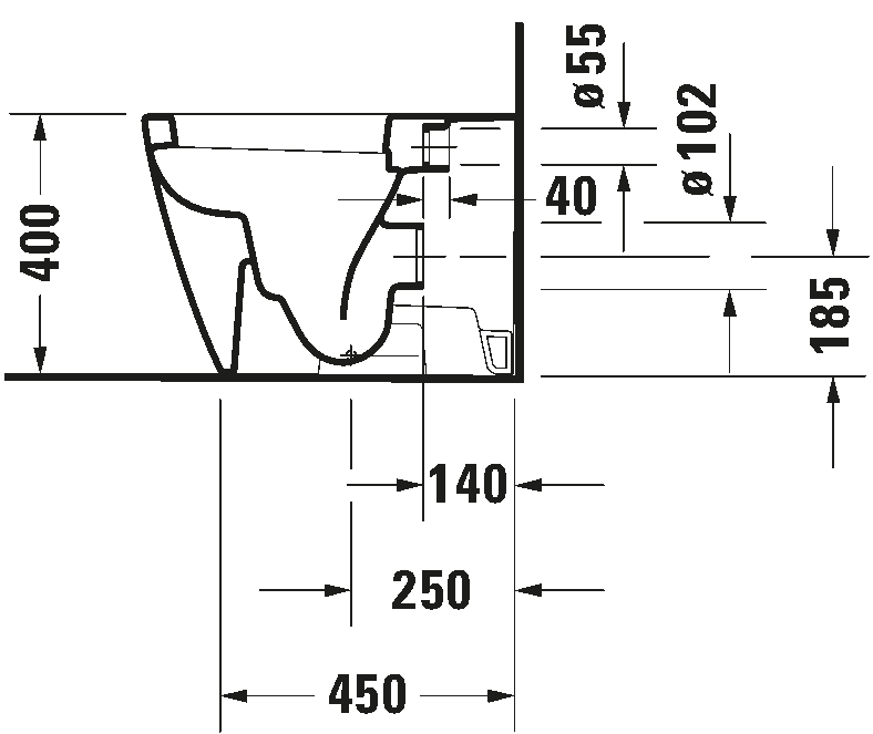 Floorstanding toilet, 212809