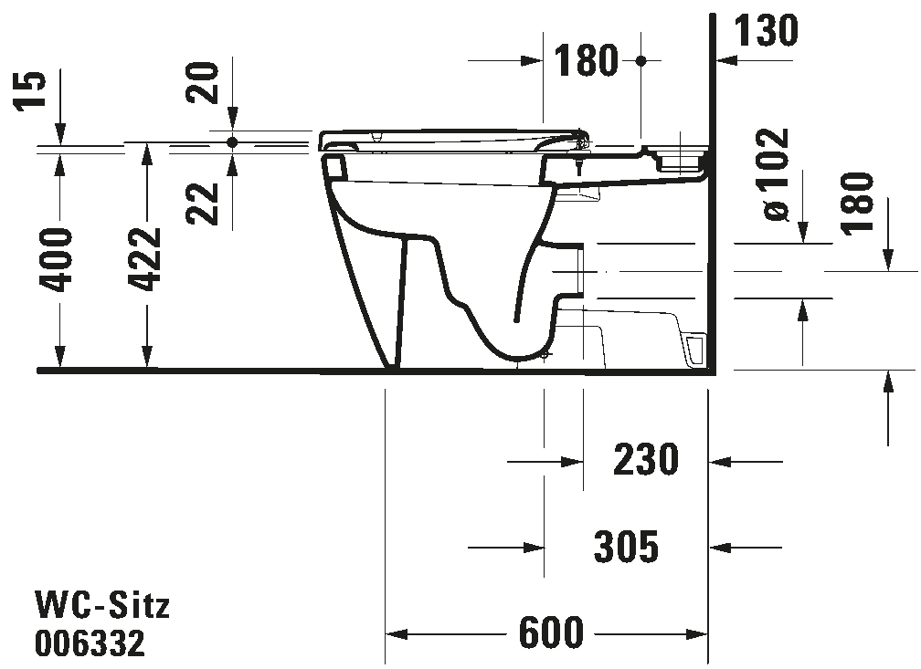 Toilet seat, 006332