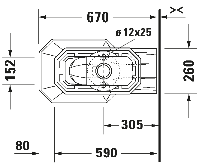 Two-piece toilet, 213001