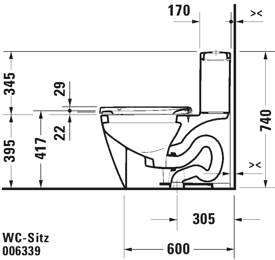 Toilet seat, 006339