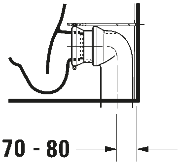 Toilet close-coupled, 213809