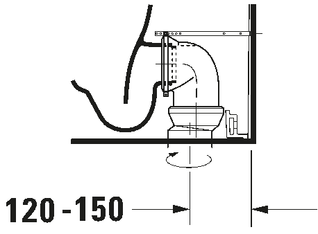 Toilet close-coupled, 213809