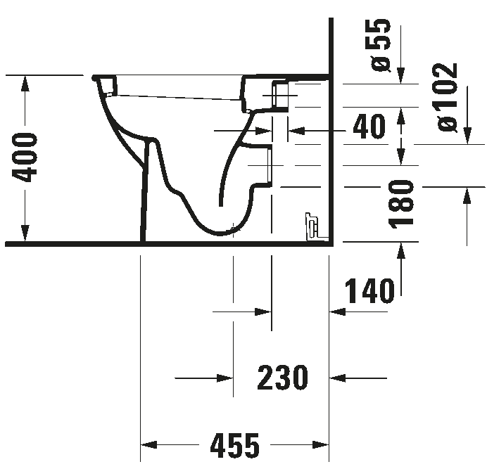 Floorstanding toilet, 213909