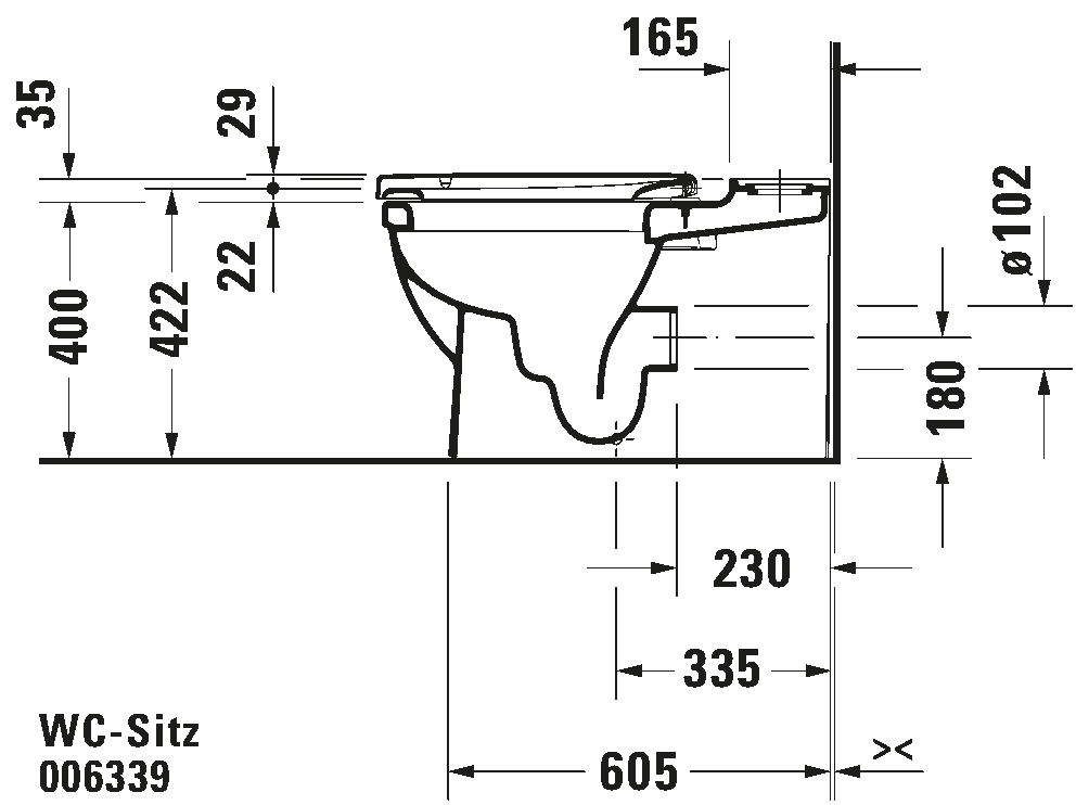 Toilet seat, 006339