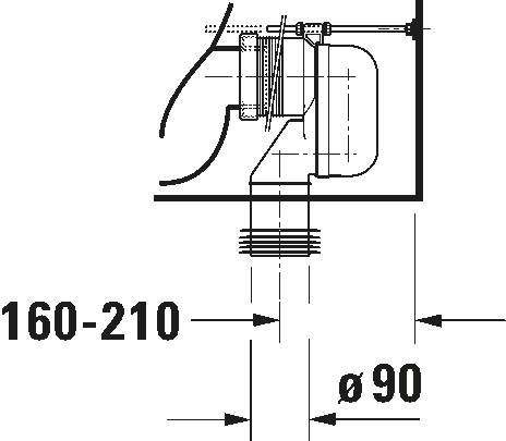 Toilet close-coupled, 214509