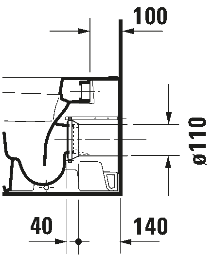 Floorstanding toilet, 215009