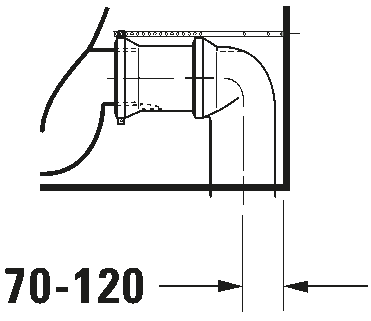 Toilet close-coupled, 215609