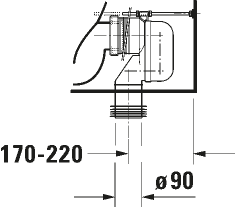 Toilet close-coupled, 215609