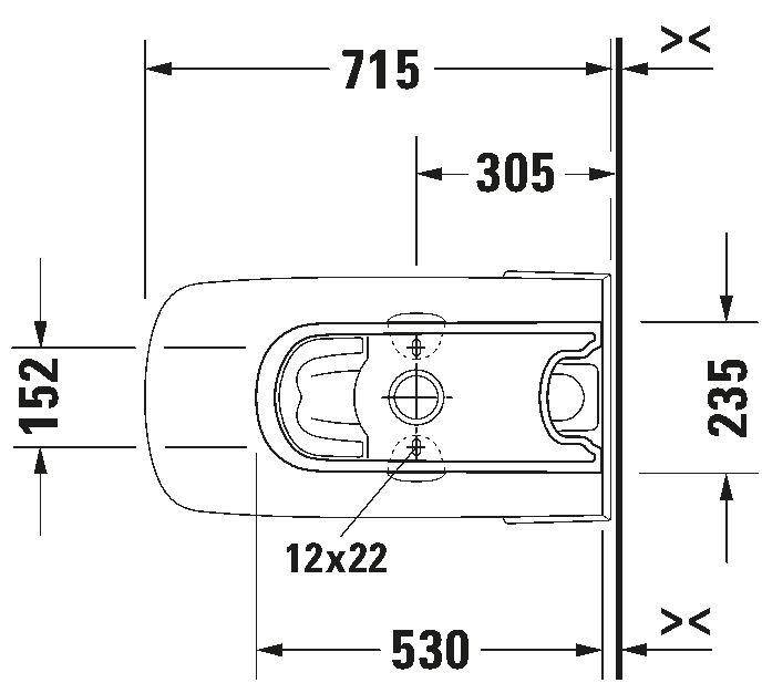 One-piece toilet, 215701