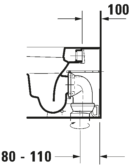 Floorstanding toilet, 215909