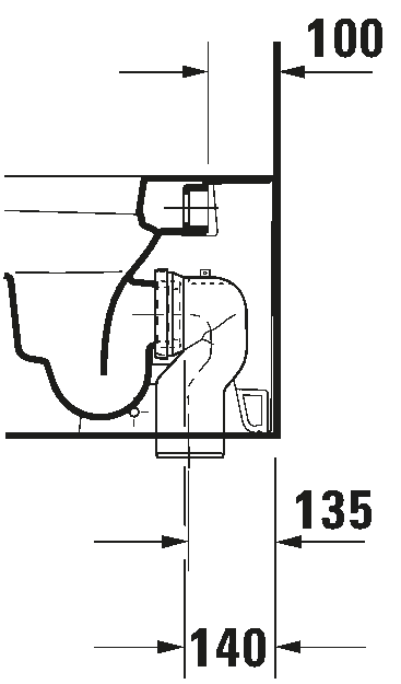 Floorstanding toilet, 215909