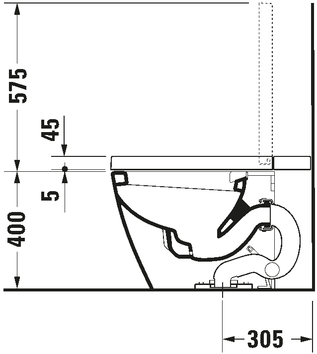 Integrated shower toilet, 620000