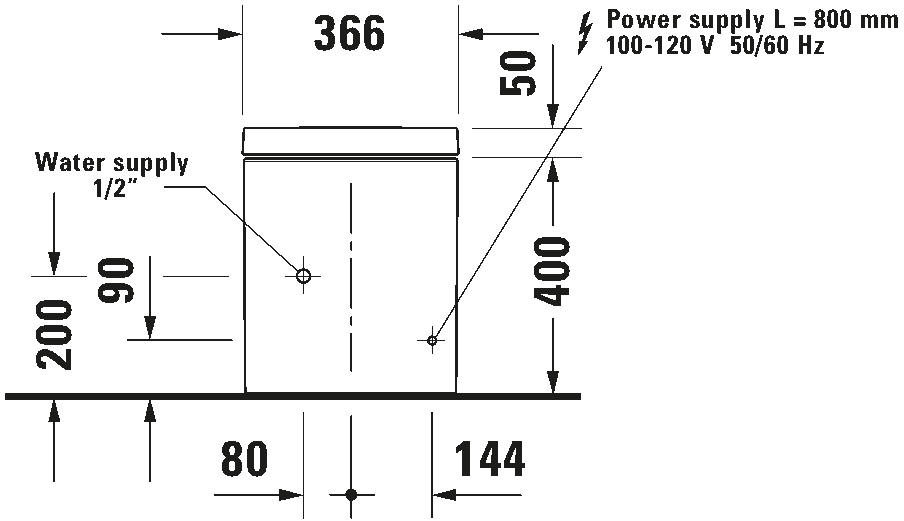 Integrated shower toilet, 620000