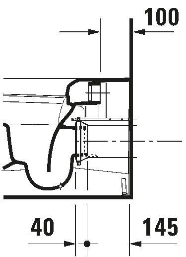 Floorstanding toilet, 216909