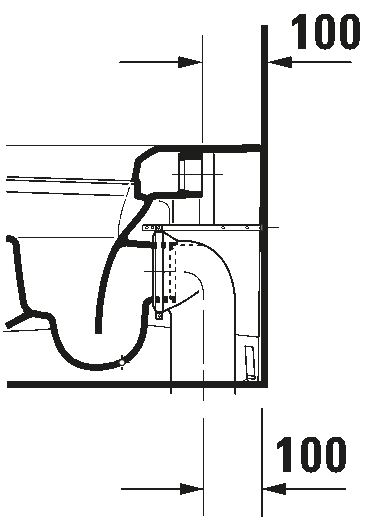 Floorstanding toilet, 216909