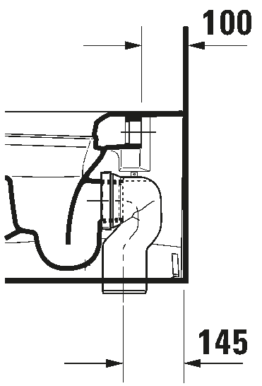 Floorstanding toilet, 216909