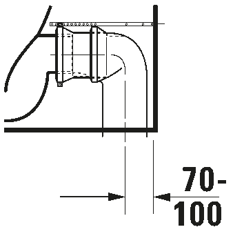 Toilet close-coupled, 217009