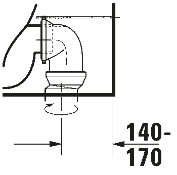 Toilet close-coupled, 217009