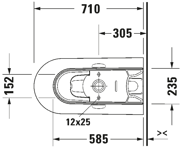 Two-piece toilet, 217101