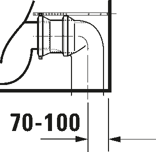 Toilet close-coupled, 218209