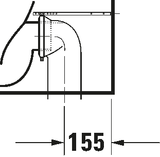 Toilet close-coupled, 218209