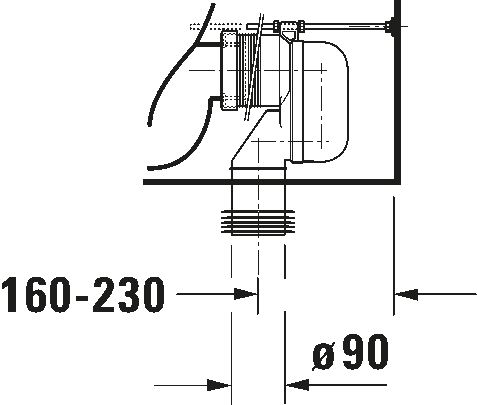 Toilet close-coupled, 218209