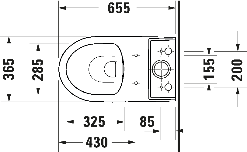 Toilet close-coupled, 218301