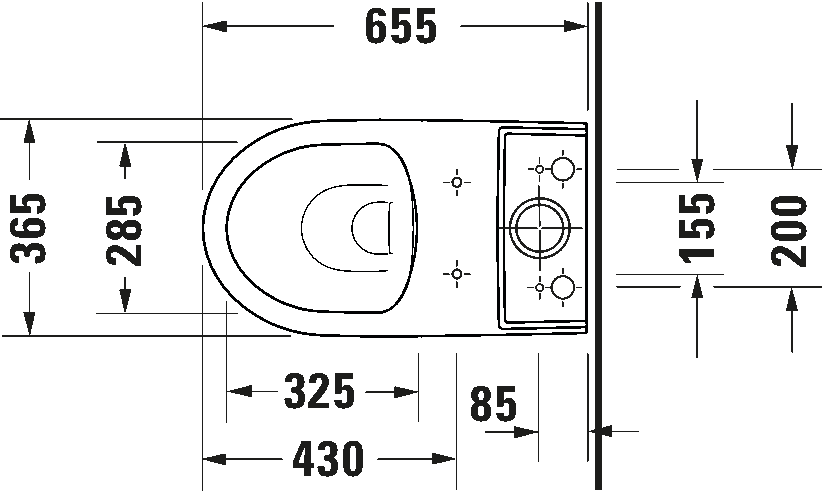 Toilet close-coupled, 218309