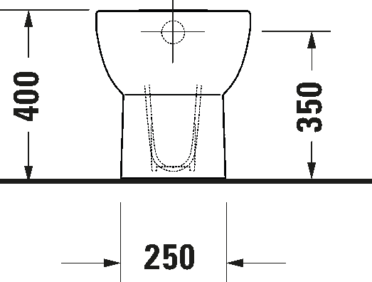 Floorstanding toilet, 218401