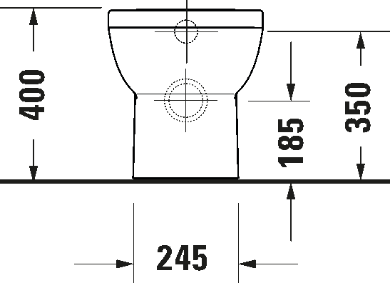 Floorstanding toilet, 218409