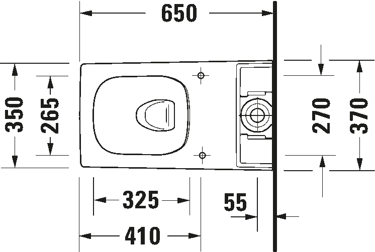 Toilet close-coupled, 219109